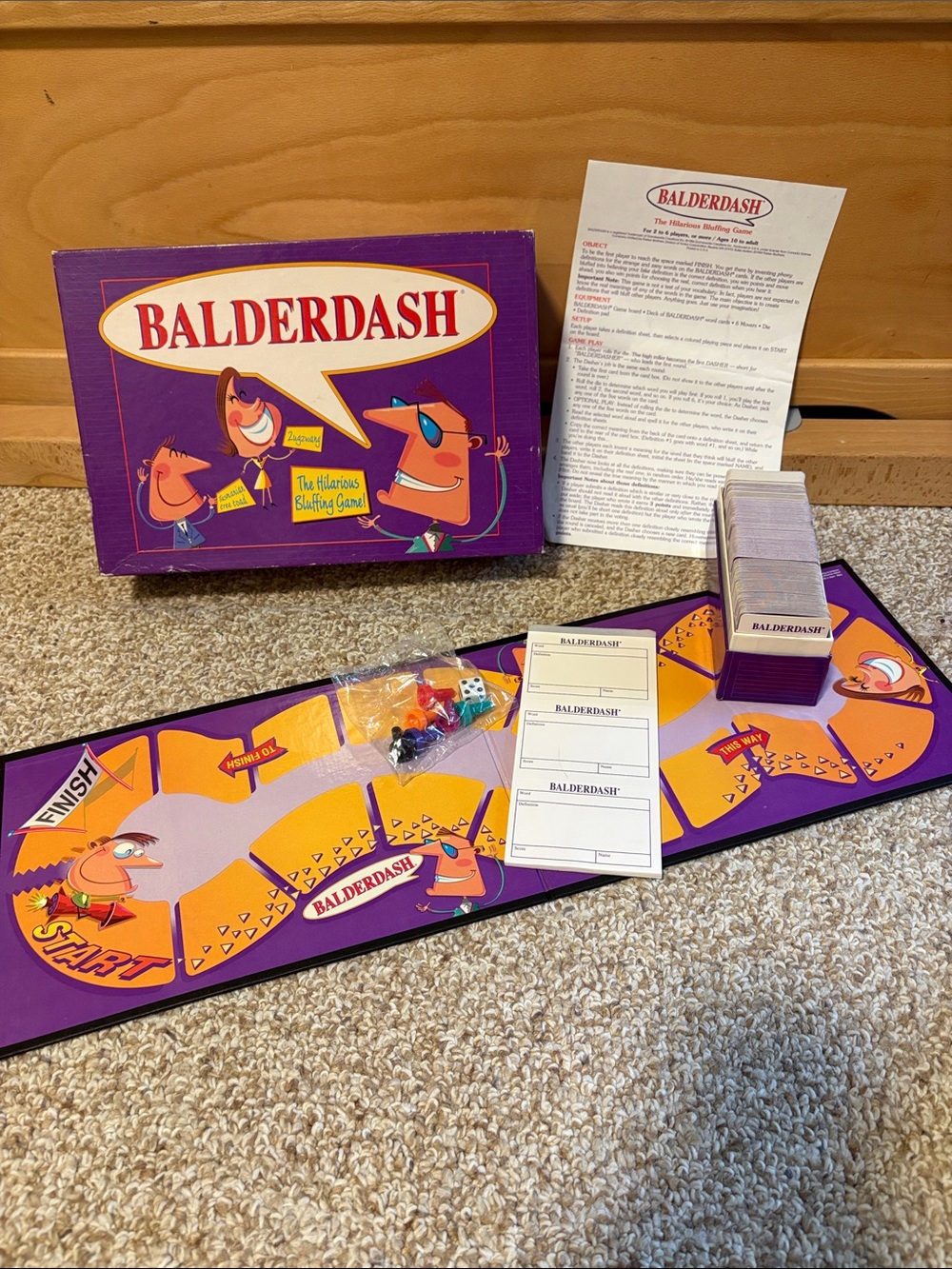 Balderdash Board Game 1995 - Complete!